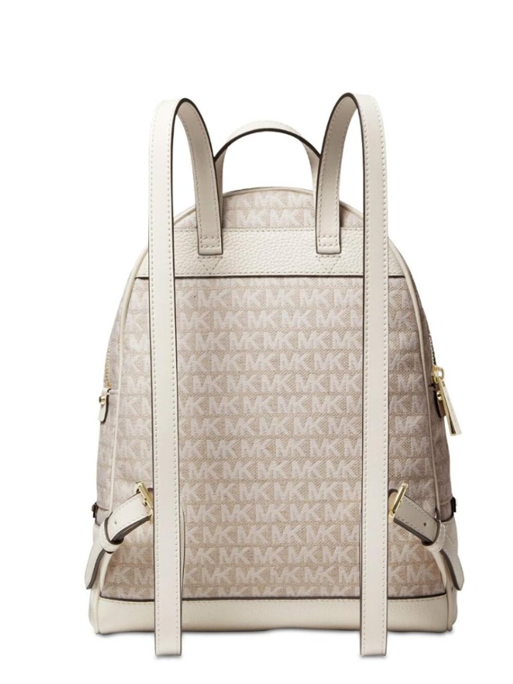 Michael Kors Rhea Backpack in Natural/Light Cream - Picture 2 of 5